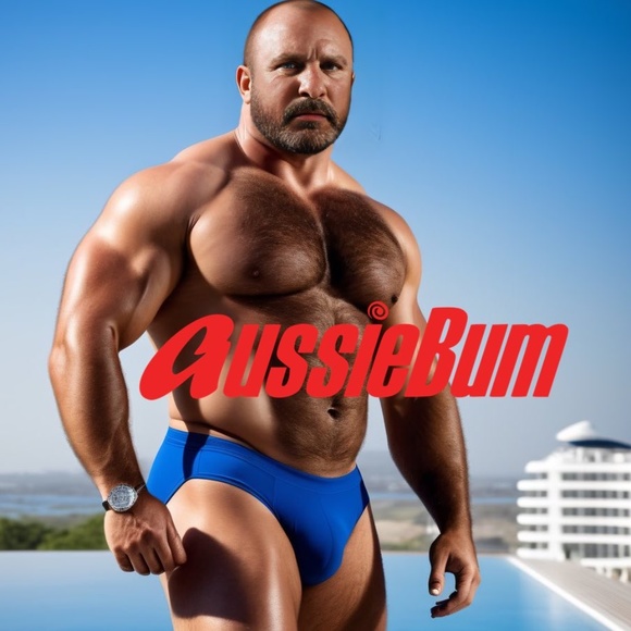 Aussiebum Swim Briefs 30-36" Aussie size 16 100% nylon Gently worn Unlined - Picture 1 of 5